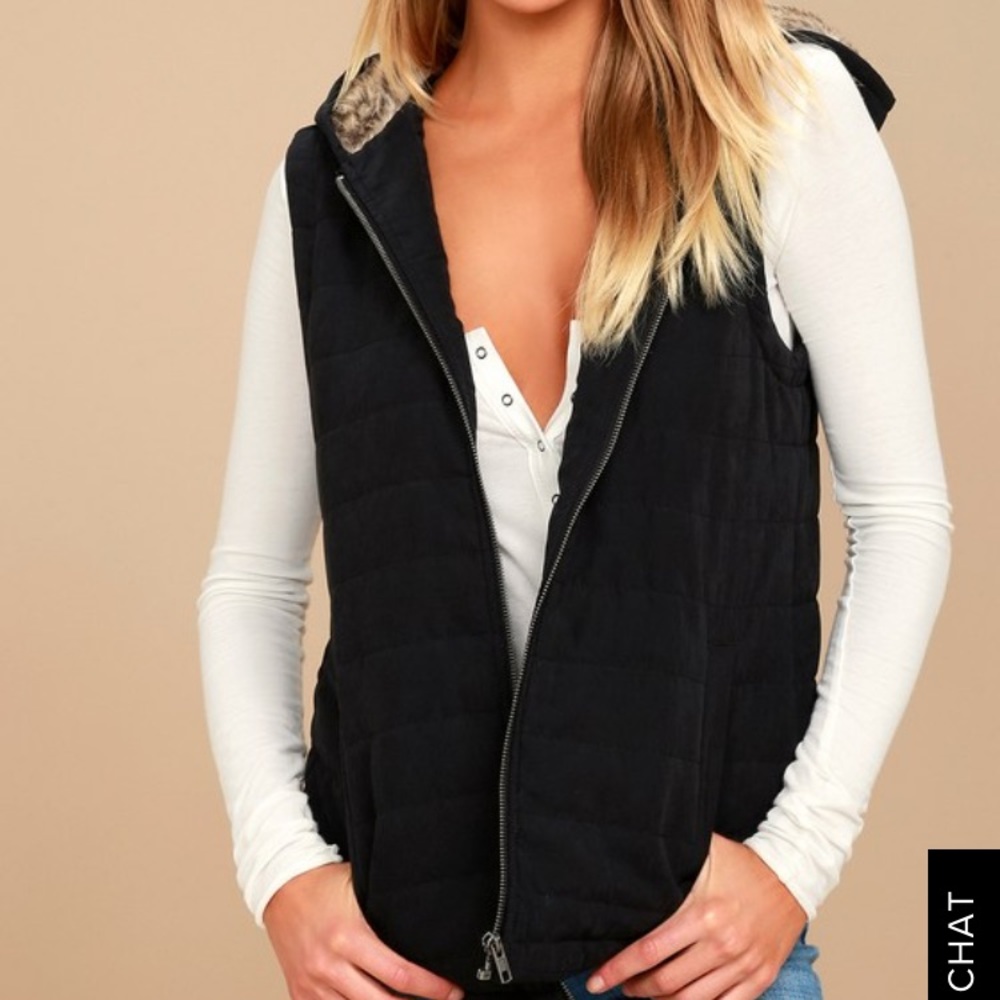 Jack by BB Dakota hooded puffer vest